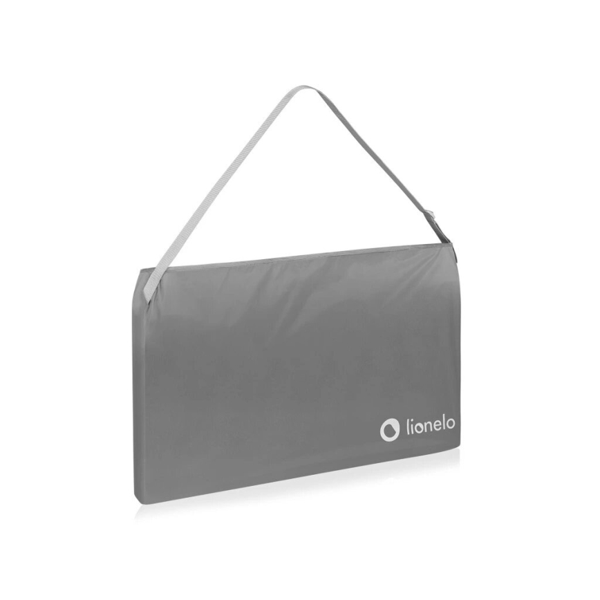 Lionelo - Bezpečnostná zábrana na posteľ LORA XL šedá