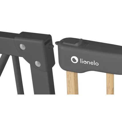 Lionelo - Bezpečnostná zábrana TRUUS SLIM čierna/béžová