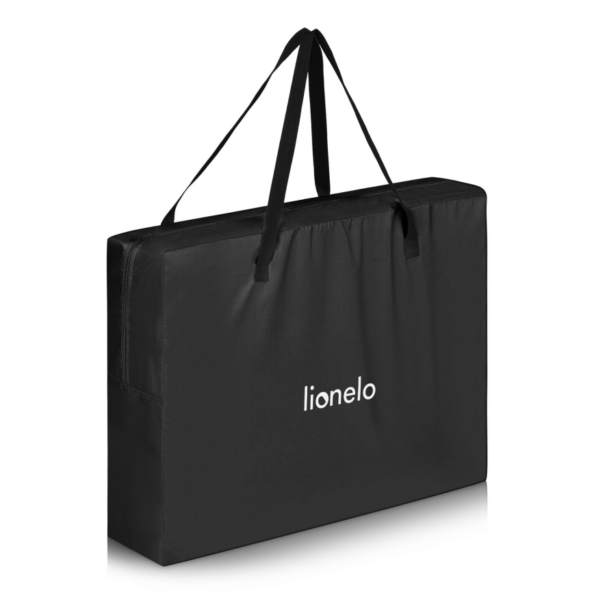 Lionelo - Cestovná postieľka 3 v 1 ALICE Black