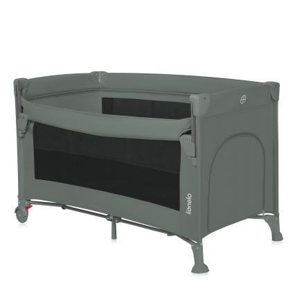 Lionelo - Cestovná postieľka 3v1 ELLEN šalviovo zelená