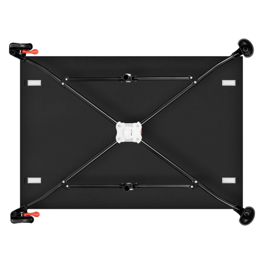 Lionelo - Cestovná postieľka LAURA Black Carbon