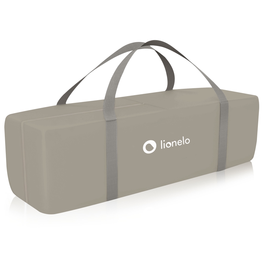 Lionelo - Cestovná postieľka STEFI PLUS Béžová Káva