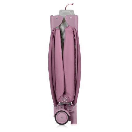 Lionelo - Cestovná postieľka STEFI PLUS Pink Magnolia