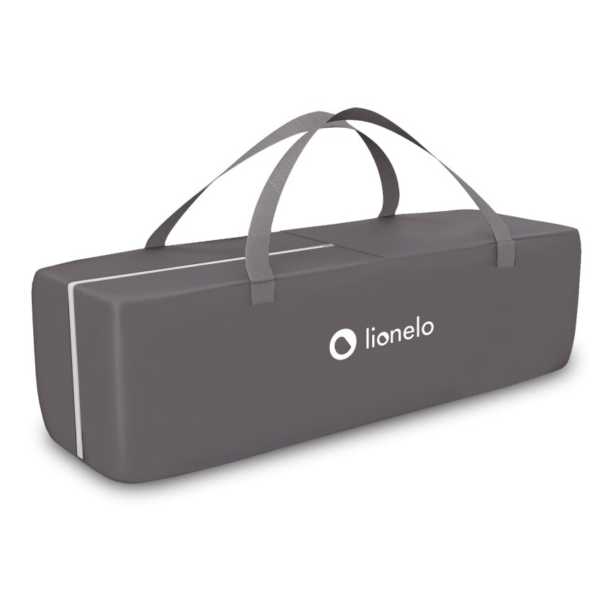 Lionelo - Cestovná postieľka SVEN PLUS šedá