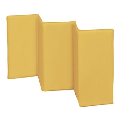 Lionelo - Cestovná postieľka SVEN PLUS sivá/žltá