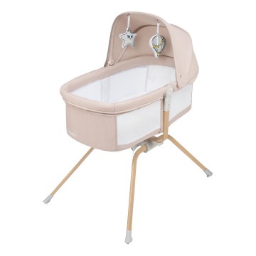 Lionelo - Cestovní postýlka MALIN EVO Beige Natural
