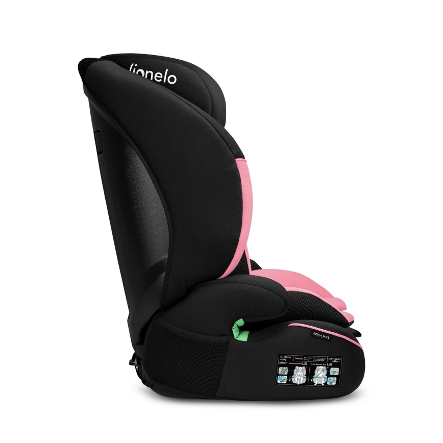 Lionelo - Detská autosedačka LEVI i-Size 76-150 cm Pink Baby