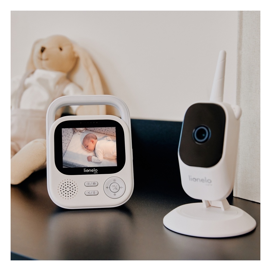 Lionelo - Detská chôvička s monitorom BABYLINE 3.2 5V 2600 mAh