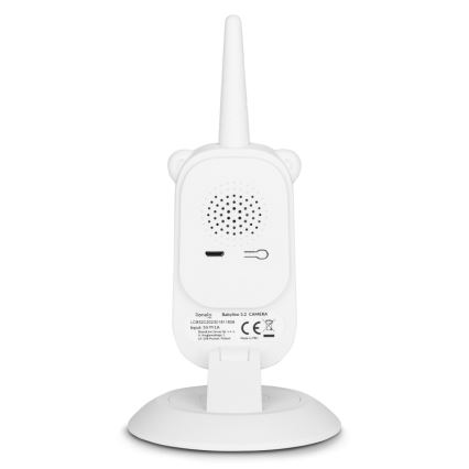 Lionelo - Detská chôvička s monitorom BABYLINE 3.2 5V 2600 mAh