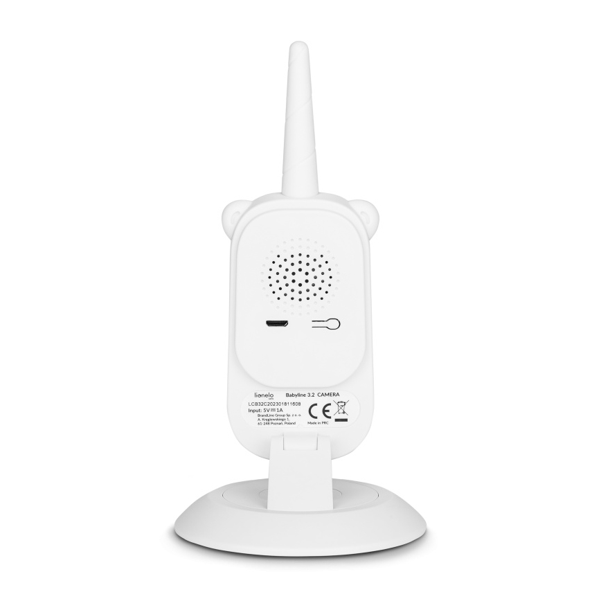 Lionelo - Detská chôvička s monitorom BABYLINE 3.2 5V 2600 mAh