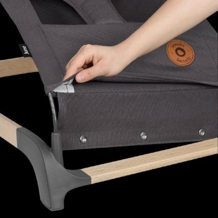 Lionelo - Detská hojdačka JUNE antracitová