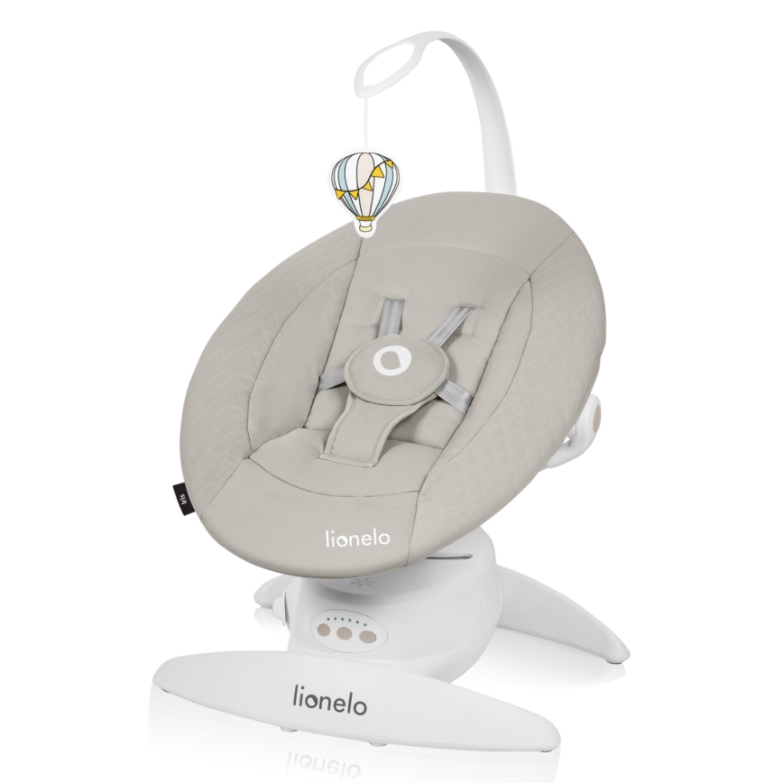 Lionelo - Detská hojdačka s melódiou IRIS 4xAA piesková
