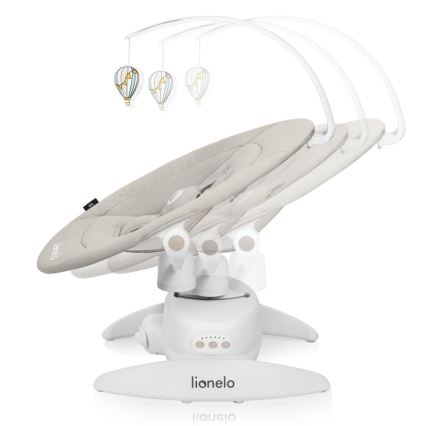Lionelo - Detská hojdačka s melódiou IRIS 4xAA piesková