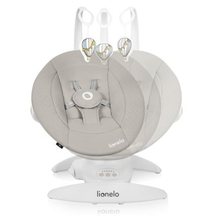 Lionelo - Detská hojdačka s melódiou IRIS 4xAA piesková