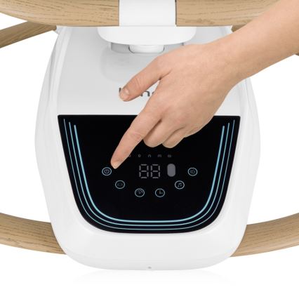 Lionelo - Detská hojdačka s melódiou OLIVIA Beige Natural + diaľkové ovládanie