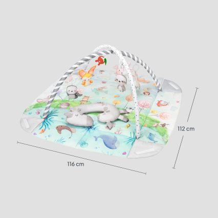 Lionelo - Detská hracia deka ANIKA Natural