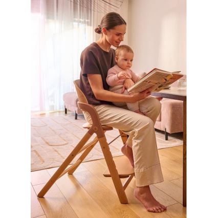 Lionelo - Detská jedálenská stolička 3v1 MEGAN Grey Wood