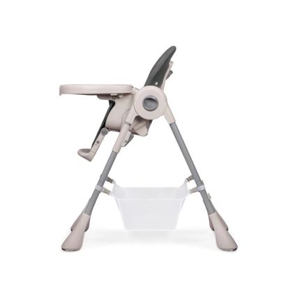 Lionelo - Detská jedálenská stolička ZANNA sivá