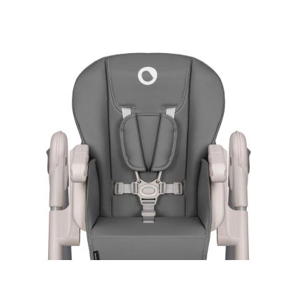 Lionelo - Detská jedálenská stolička ZANNA sivá