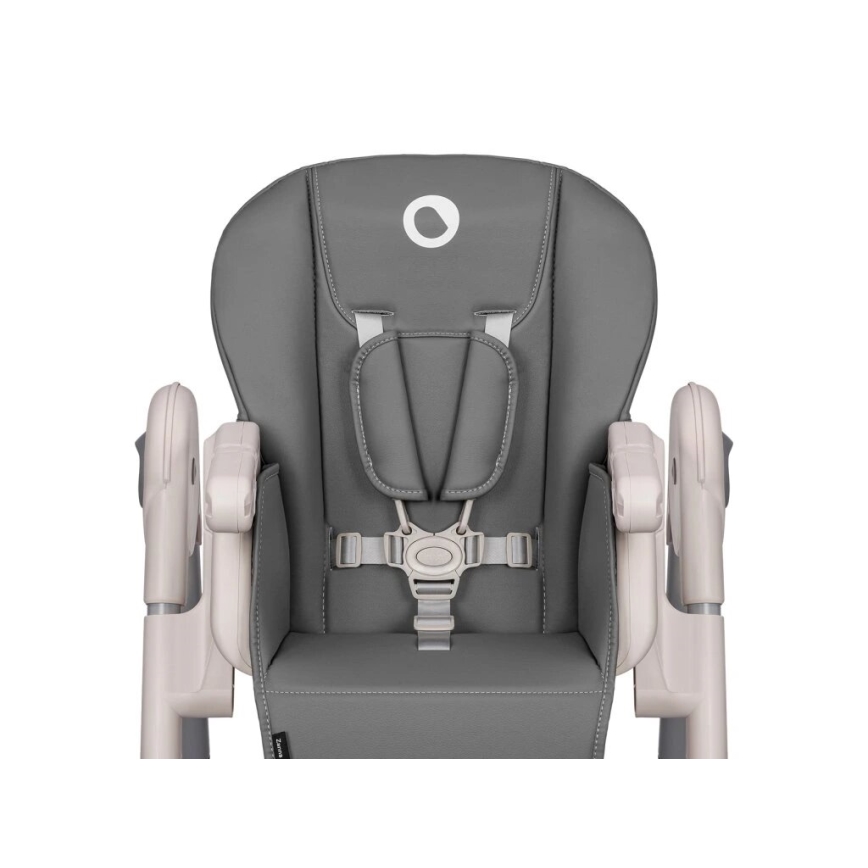 Lionelo - Detská jedálenská stolička ZANNA sivá