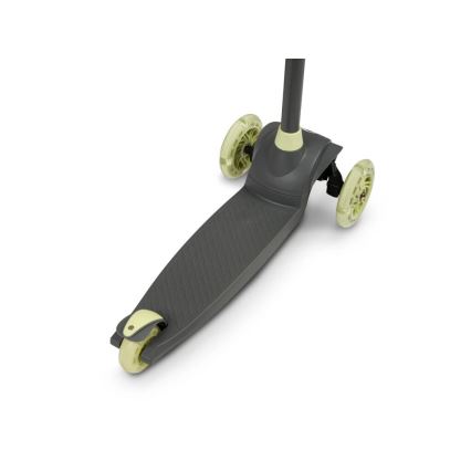 Lionelo - Detská kolobežka JESSY 3xAA sivá/zelená