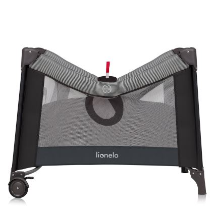 Lionelo - Detská ohrádka BONNIE Grey Scandi