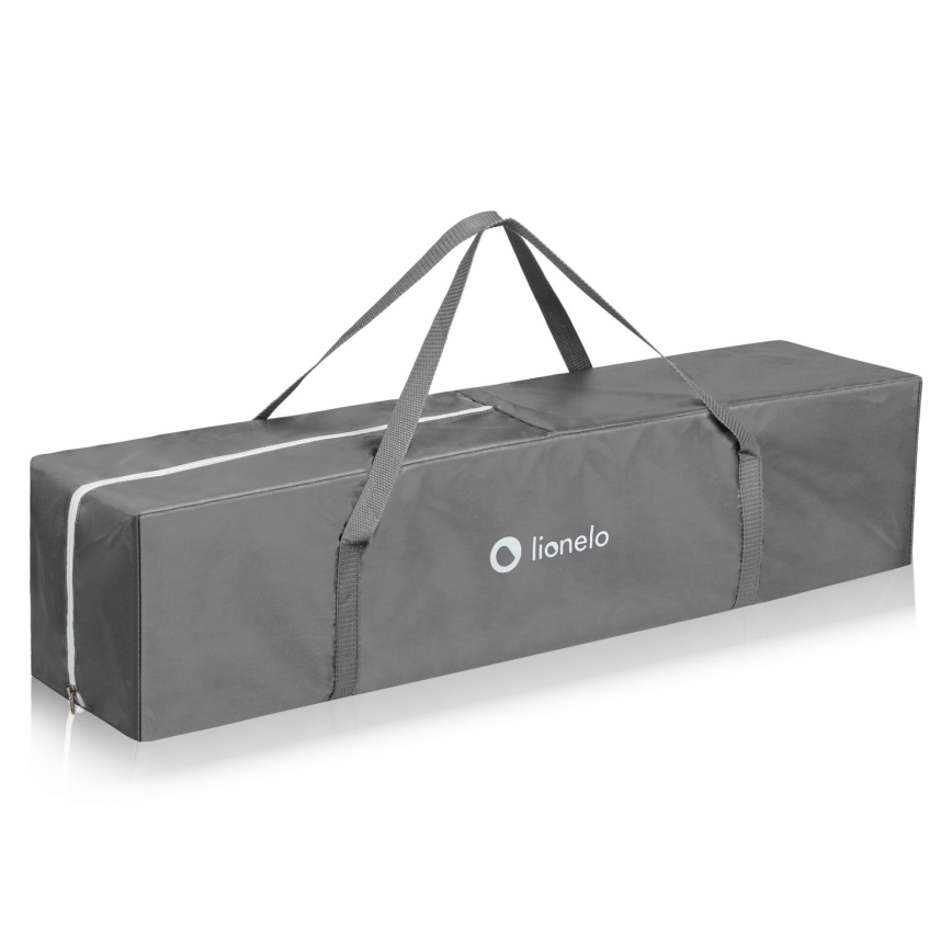 Lionelo - Detská ohrádka BONNIE Grey Scandi