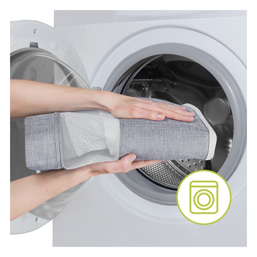 Lionelo - Detská postieľka 2v1 LUNA sivá