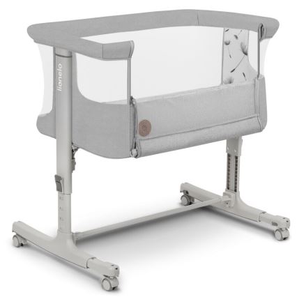 Lionelo - Detská postieľka 3v1 AURORA sivá