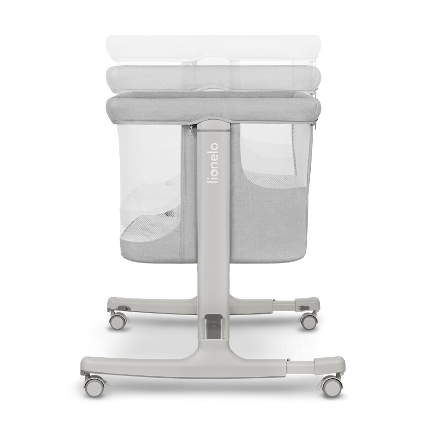 Lionelo - Detská postieľka 3v1 AURORA sivá