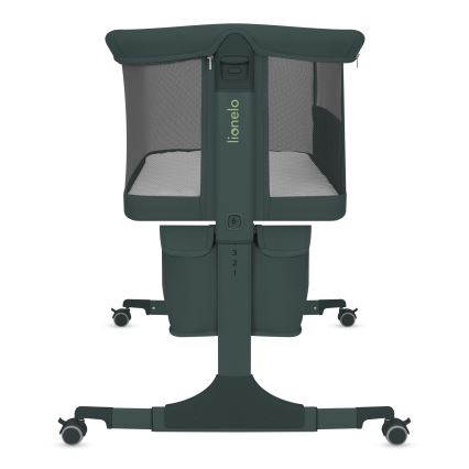 Lionelo - Detská postieľka 3v1 JODIE Green Graphite