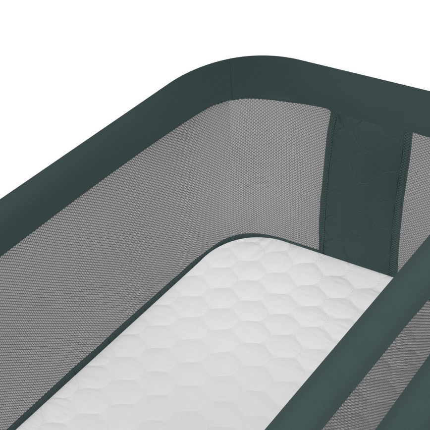 Lionelo - Detská postieľka 3v1 JODIE Green Graphite