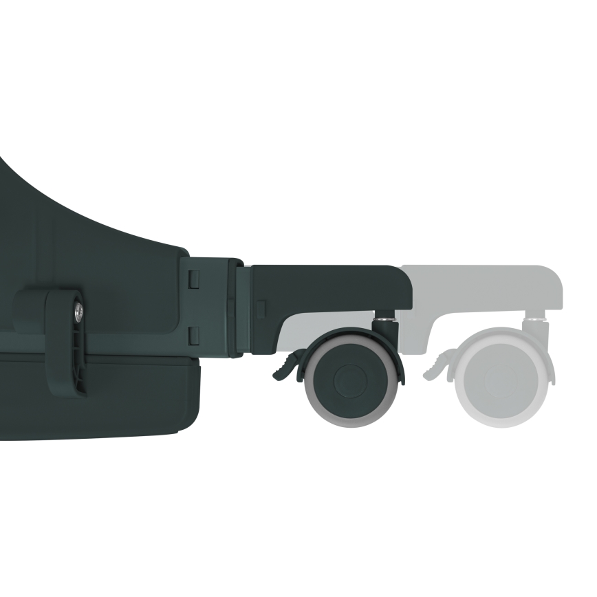 Lionelo - Detská postieľka 3v1 JODIE Green Graphite