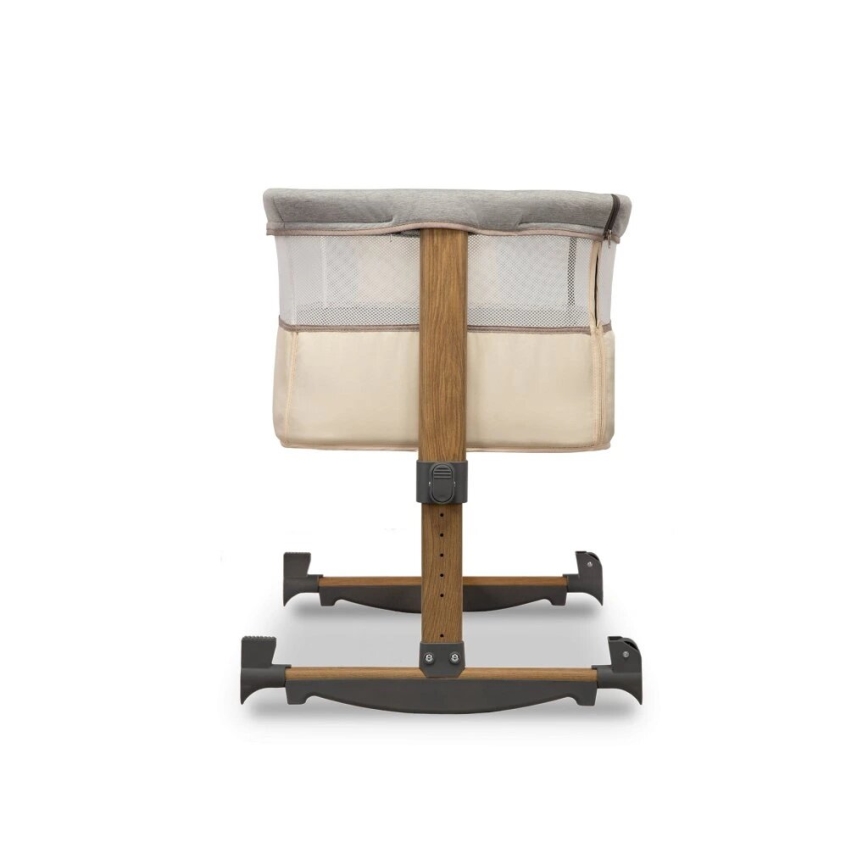 Lionelo - Detská postieľka 3v1 LEONIE sivá/béžová