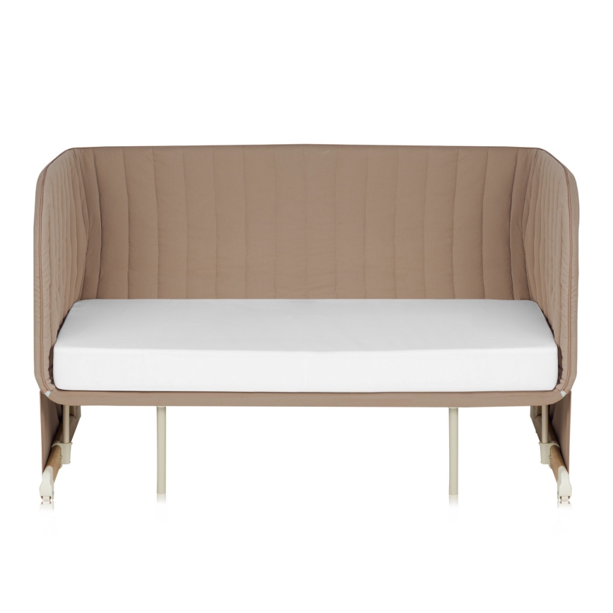 Lionelo - Detská postieľka 5v1 THOMI PLUS Béžová Carmel