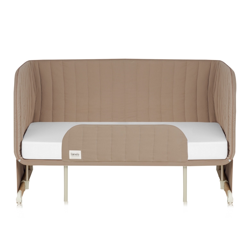 Lionelo - Detská postieľka 5v1 THOMI PLUS Béžová Carmel