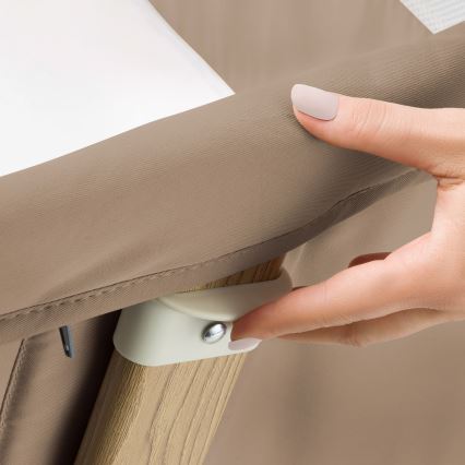 Lionelo - Detská postieľka 5v1 THOMI PLUS Béžová Carmel