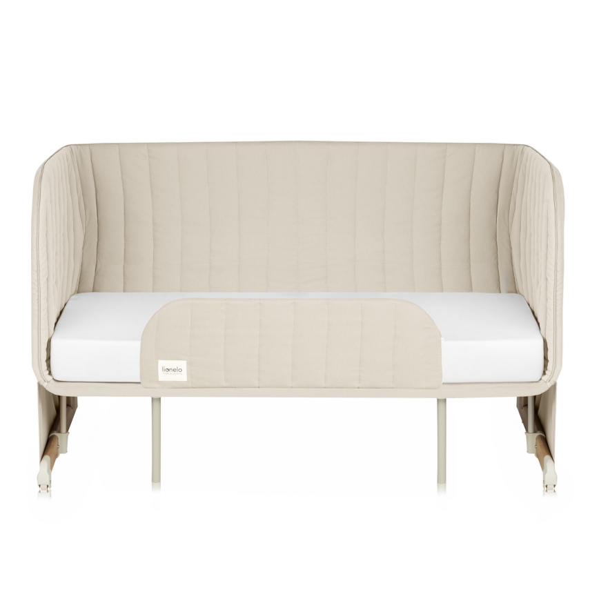 Lionelo - Detská postieľka 5v1 THOMI PLUS Béžovo-piesková