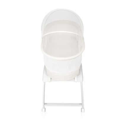 Lionelo - Detská postieľka s váhou CORAL White