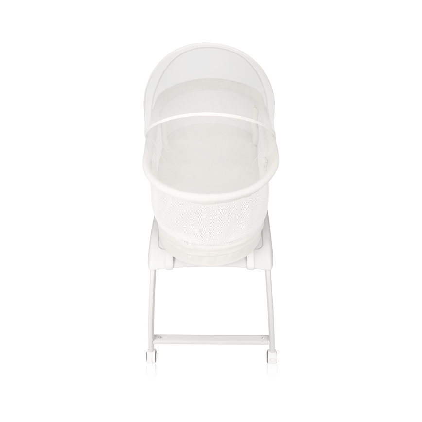 Lionelo - Detská postieľka s váhou CORAL White