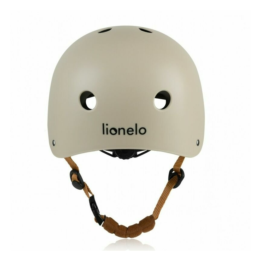 Lionelo - Detská prilba HELMET Piesková