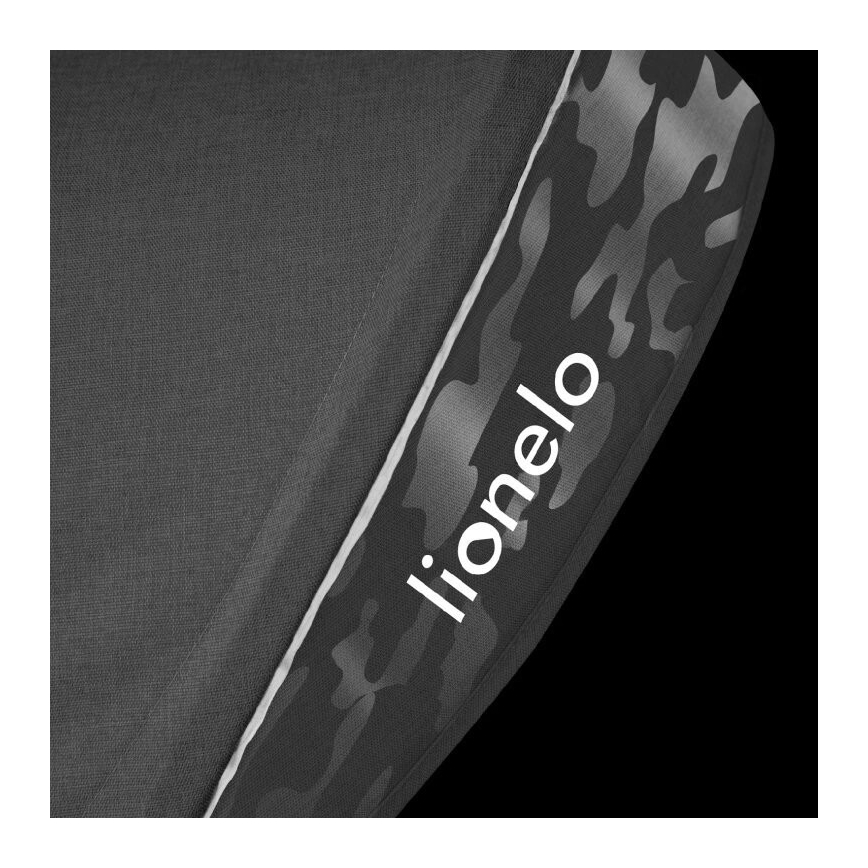 Lionelo - Detská trojkolka HAARI sivá/čierna