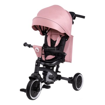 Lionelo - Detská trojkolka TRIS PLUS Pink Rose