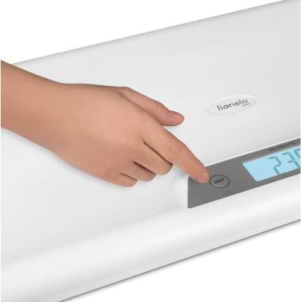 Lionelo - Detská váha BABYBALANCE 3xAAA