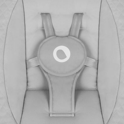 Lionelo - Detské hojdacie kresielko s melódiou IRIS Grey Concrete