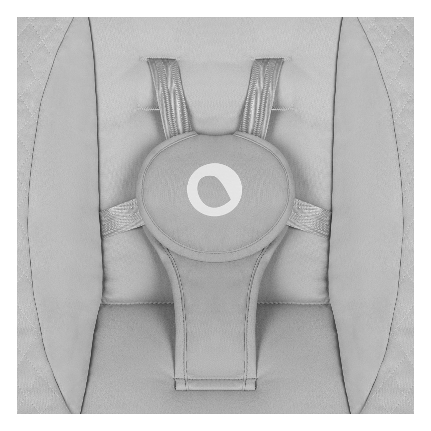 Lionelo - Detské hojdacie kresielko s melódiou IRIS Grey Concrete