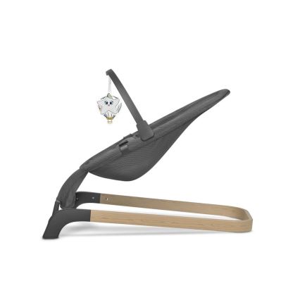 Lionelo - Detské hojdacie lehátko JUNE sivé