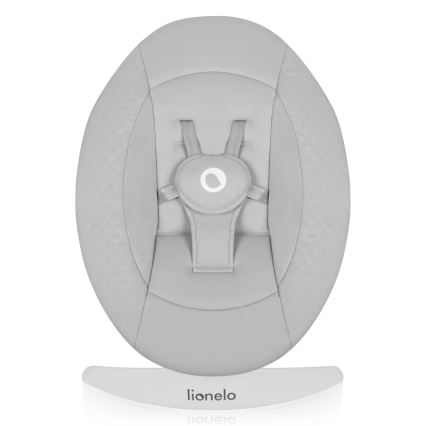 Lionelo - Detské hojdacie lehátko s melódiou IRIS Grey Concrete