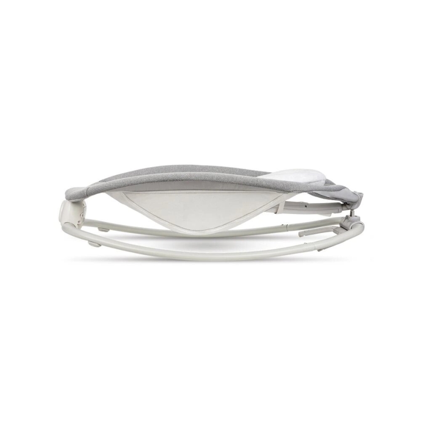 Lionelo - Detské vibrujúce hojdacie lehátko s melódiou PASCAL 2xAA sivé