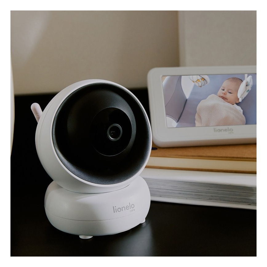Lionelo - Detský video monitor s displejom BABYLINE 8.3 5V 3600 mAh